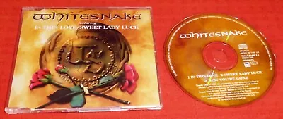 Whitesnake 3 Track Cd Single - Is This Love/sweet Lady Luck • £5.99