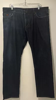 Hugo Boss 38x30 Maine Regular Straight Denim Jeans Stretch Mid Rise • $39.99