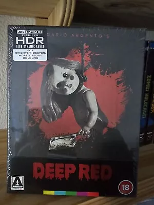 Deep Red 4k LTD Edition Arrow Video Brand New & Sealed OOP • £38.99