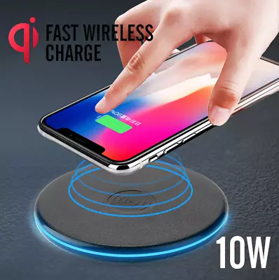 Qi Wireless Charger Fast Charging Pad Receiver For IPhone Samsung Galaxy LG HTC  • $8.95