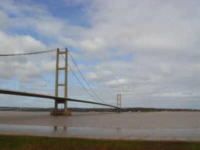 £2 • Buy Photo 6x4 The Humber Bridge Barton-Upon-Humber The South Bank Of The Humb C2005