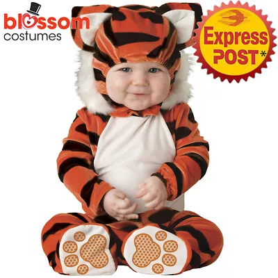 CK1410 Tiger Tot Cub Infant Baby Toddler Halloween Cute Costume Jumpsuit Animal • $46.95