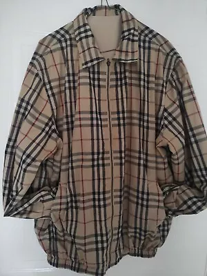 £45 • Buy Burberry Jacket Reversible L Size Beautiful
