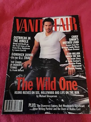 Vanity Fair Magazine August 1995. Keanu Reeves Carly Simon Alicia Silverstone • £31.99