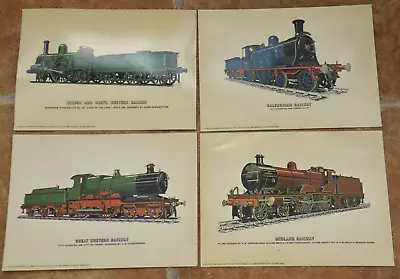 Prescott-pickup Railway Train  Colour Prints - Collection Of Four • £5.99