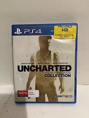  Uncharted  The Nathan Drake Collection! Sony Playstation 4 ! Pre Owned • $14.99