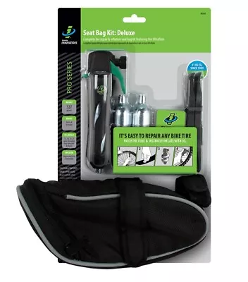 £21.99 • Buy Genuine Innovation Cycle Bike Saddle Bag Tyre Inflator Air Pump CO2 Puncture Kit