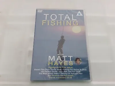 Total Fishing With Matt Hayes Series 3 Episodes 23-25 (DVD) New Sealed Freepost • £4.39