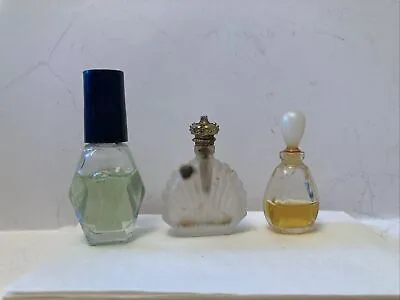 Vintage MINI Perfumes Lot Of 3 Unknown What They Are • $0.99