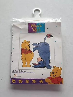 Disney Winnie Pooh & Eeyore J11 Play Time Handstand Cross Stitch Kit 11 X 11 • £14.99