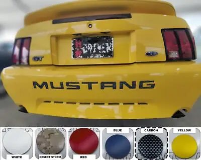 CARBON Rear Bumper Letters Inserts For Mustang 1999 - 2004 Plastic • $23.99