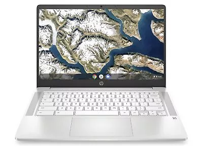 HP Laptop Chromebook 14 Intel Pentium Silver 8GB RAM 128GB EMMC FHD • £219