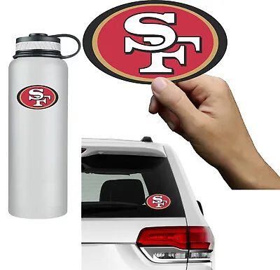 San Francisco 49ers Football Logo Decal Sticker The Size Is 3 Inches Wide  • $1.95
