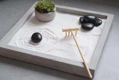 Japanese Zen Garden Kit - Premium Desktop Sand Garden Mindfulness Meditation • £19.99