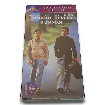 Rain Man (VHS Dustin Hoffman Tom Cruise MGM 1997) Tested • $5.99
