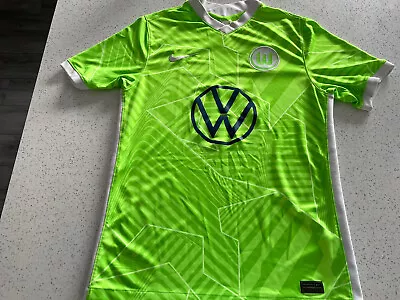 £24.99 • Buy Wolfsburg Home Shirt Size Medium 21/22 Season Excellent Condition