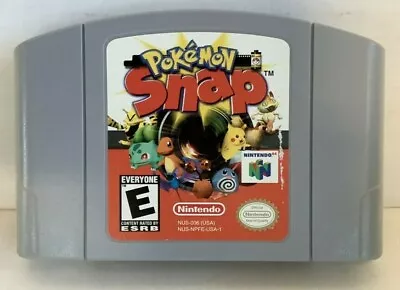 $22.21 • Buy Pokemon Snap Nintendo 64 N64 1999 Video Game CARTRIDGE ONLY NUS-NPFE-USA