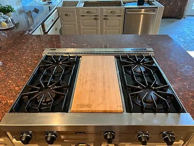 Viking 36  Range Top  VGRT360-4GSS Professional Series 4 Burners Plus Grill • $2000