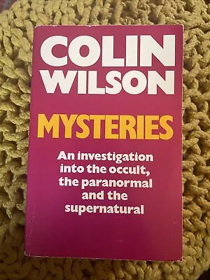 Colin Wilson Mysteries Book Paperback • £12