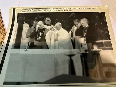 1965 Press Photo Pope Paul VI VIST NEW YORK NY 10/4/1965 LOT OF 3-  8 X 10 • $28.99