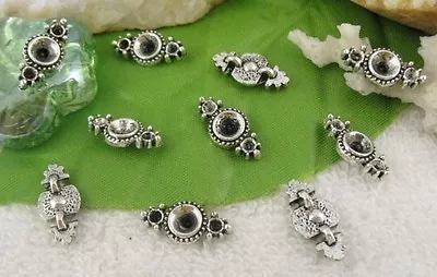 80PCS Tibetan Silver 2 Holes Spacer Beads FC10368 • $5.72