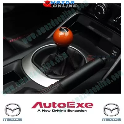 AutoExe Classic Wood Manual Gear Shift Knob Fit 2015-2023 Mazda Miata MX5 MK4 ND • $279.99