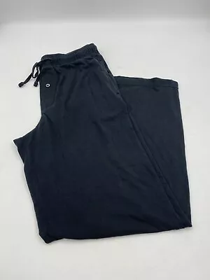 Merona Womens Sweatpants Black Lounge Drawstring Pockets Size Small  Pre-Owned • $5.99