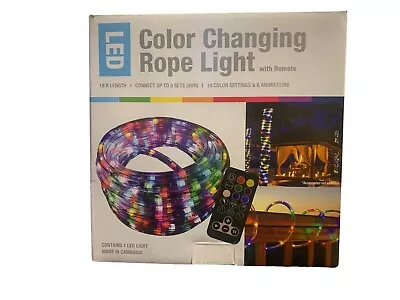 LED Color Changing Rope Light W/Remote 10 Color Settings Connect Up To 5 Sets • $20