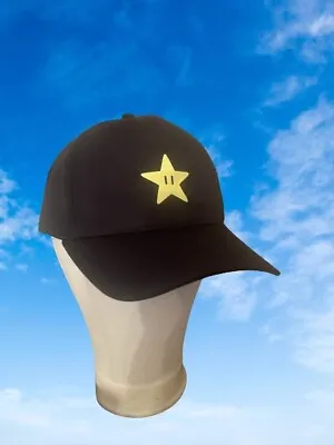 Glow In The Dark Super Mario Bros. Star  Adjustable Baseball Cap • $24.99