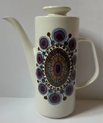 Vintage J&g Meakin Rondo Coffee Pot Rare 1970's Studio Retro Pottery Ceramic • £65