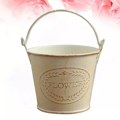 Metal Flower Vase Mini Pitcher Succulent Vintage Milk Can Rustic Bucket • $7.01