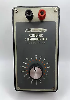 Vtg Heathkit Condenser Substitution Box IN-22 - Assembled • $24.99