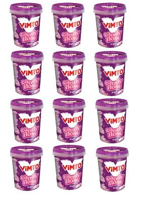 Vimto Candy Floss Sweets Vimto Candy Floss Tub 30g X 12 • £16.98