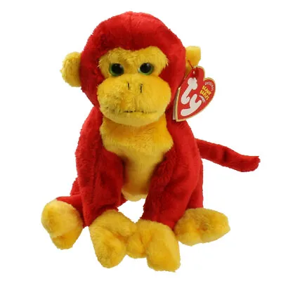 TY Beanie Baby - CHOPSTIX The Monkey (6 Inch) - MWMTs Stuffed Animal Toy • $10.89