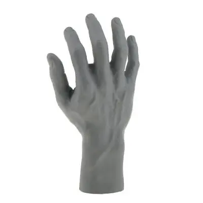 Male Mannequin Right Hand Jewelry Bracelet Watch Glove Ring Display Holder • £9.73