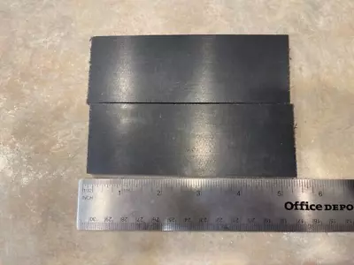 Black Micarta Knife Handle Material Blank Scales • $12.50