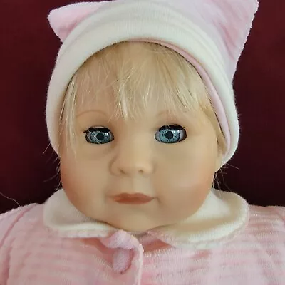 ZAPF CREATION 18” Girl Baby Doll SOFT & CUDDLY. Feels Like Real Baby. Vintage • $29