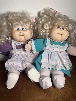 Vintage Coleco Cabbage Patch Talking Doll Twins Not Tested • $95