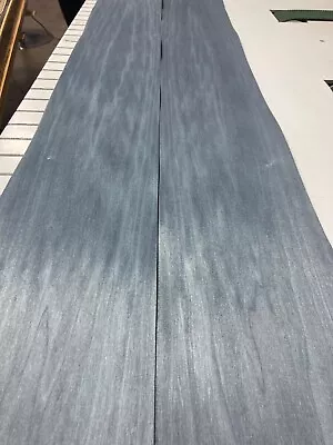 Dyed Deep Blue Maple Wood Veneer 2 Sheets 57'' X 8'' 728Q • $19.99