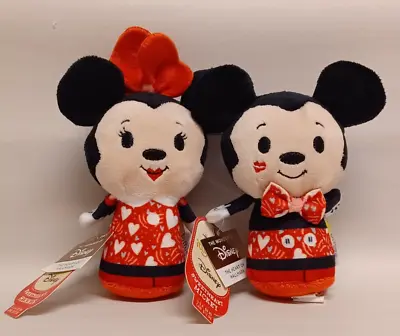 Hallmark Itty Bittys Sweetheart Mickey Minnie Mouse Valentine's Day Plush Set • $24.50