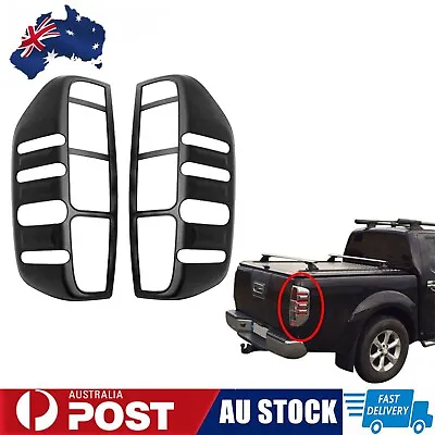 Rear Black Taillight Tail Light Trim Covers For Nissan Frontier Navara D40 07-14 • $34.99