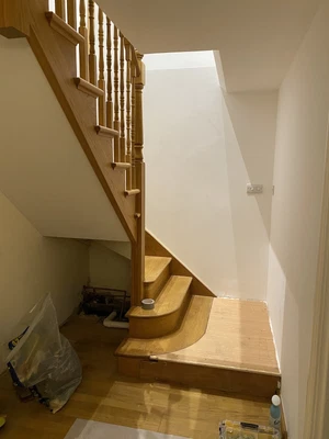£300 • Buy Oak Stairs Steps Cladding Kit  For Stairs,13 Risers And Treads