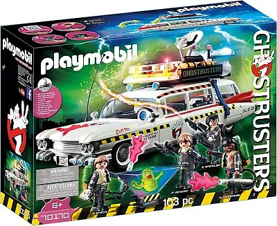 Playmobil Ghostbusters 70170 Ecto-1A With Light And Sound Effects For Children A • £84.64