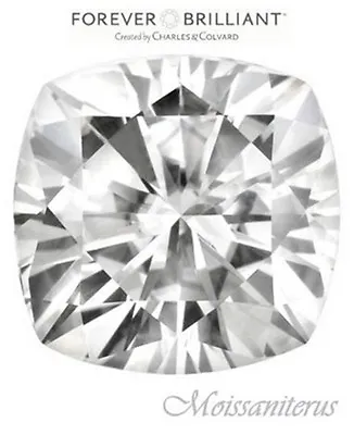 On Sale!  7.5mm Cushion Cut Forever Brilliant Moissanite = 2.00 Carat Diamond  • $160