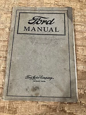 Original 1922 Model T Ford Instruction Book Manual • $27