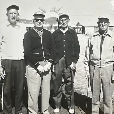 1962 VINTAGE PHOTO Sun City Arizona AZ Named Golfers Golf Golfing Snapshot • $9.60