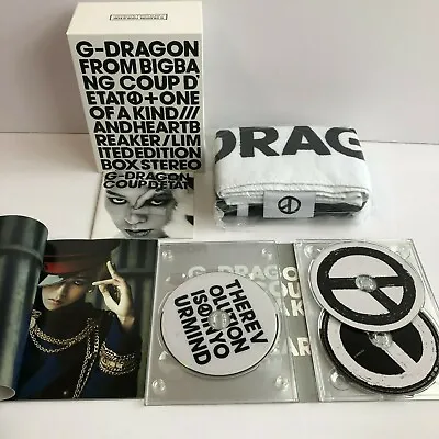 G-DRAGON COUP D'ETAT+ONE OF A KIND&HEARTBREAKER 2CD+DVD Limited Edition • $48.71