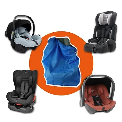 Netagon Blue Baby Car Seat Carrier Travel Bag For Transporting Or Storage Cover • £9.95