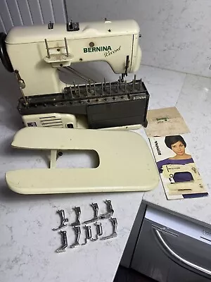 Bernina Record 530 With Accessory Holder Feet Table Manual Untested As Is • $149.95
