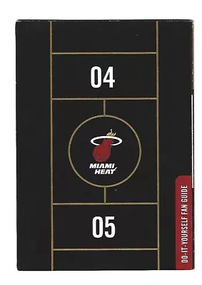 2004/05 Nba Miami Heat Schedule- Shaq/wade-english Version • $2.50